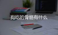 狗吃的骨骼有什么