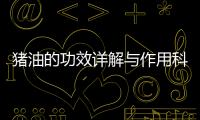 豬油的功效詳解與作用科普