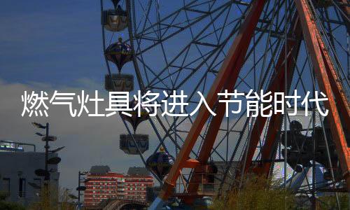 燃氣灶具將進入節能時代