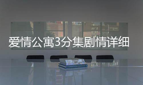 愛情公寓3分集劇情詳細介紹(1