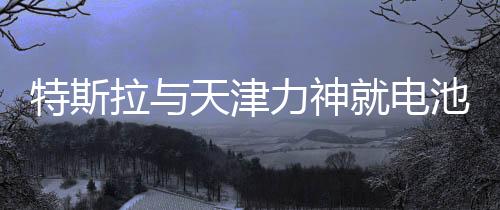 特斯拉與天津力神就電池供應簽訂初步協議