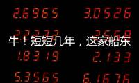 牛！短短幾年，這家船東的船隊就擴張到109艘！