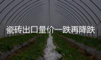 瓷磚出口量價一跌再降跌，還有逆轉的機會嗎？