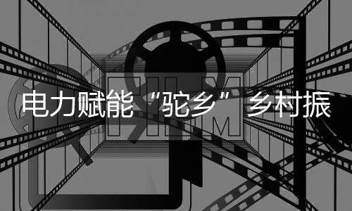 電力賦能“駝鄉(xiāng)”鄉(xiāng)村振興
