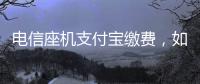 電信座機支付寶繳費，如何使用支付寶繳納中國電信固定電話費用