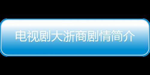 電視劇大浙商劇情簡介