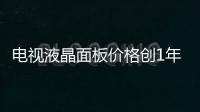 電視液晶面板價格創1年半新高