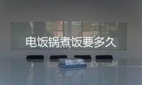 電飯鍋煮飯要多久