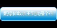 甄嬛傳敦親王到底是個什么梗?