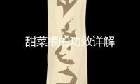 甜菜根的功效詳解