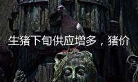 生豬下旬供應增多，豬價下降