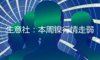 生意社：本周鎳行情走弱