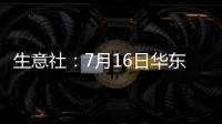 生意社：7月16日華東地區純堿市場暫穩運行