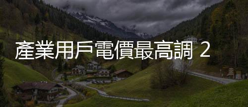 產(chǎn)業(yè)用戶電價最高調(diào) 25%，臺積電：長期財務(wù)目標(biāo)不變