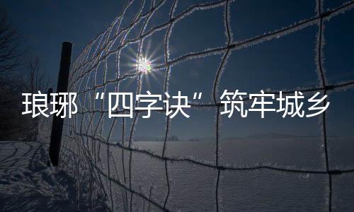 瑯琊“四字訣”筑牢城鄉自建房安全防線_