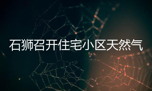 石獅召開住宅小區天然氣安全管理會議