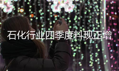 石化行業(yè)四季度料現(xiàn)正增長(zhǎng) 回升步伐加快