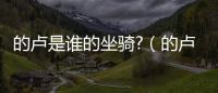 的盧是誰的坐騎?（的盧馬是誰的坐騎）