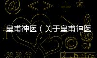 皇甫神醫（關于皇甫神醫的基本情況說明介紹）