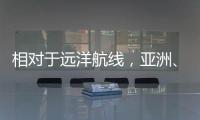 相對于遠洋航線，亞洲、非洲區域集裝箱航運服務受阻