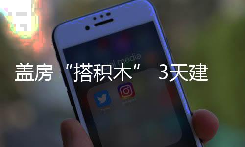 蓋房“搭積木” 3天建成2層模塊化鋼結構住宅（圖）