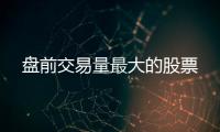 盤前交易量最大的股票