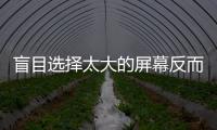盲目選擇太大的屏幕反而會造成近距離用眼負擔