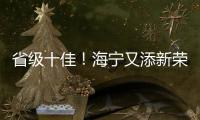 省級十佳！海寧又添新榮譽