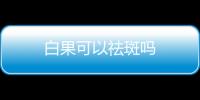 白果可以祛斑嗎