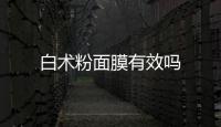 白術(shù)粉面膜有效嗎