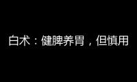 白術：健脾養胃，但慎用哦！