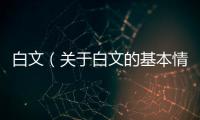 白文（關(guān)于白文的基本情況說明介紹）