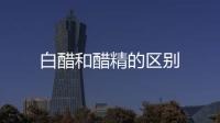 白醋和醋精的區別