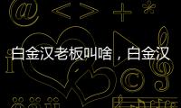 白金漢老板叫啥，白金漢