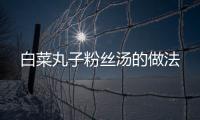 白菜丸子粉絲湯的做法