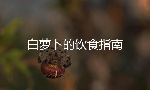 白蘿卜的飲食指南