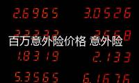 百萬意外險價格 意外險多少保額