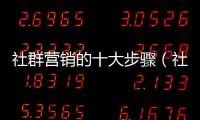 社群營銷的十大步驟（社群營銷怎么做才效果好）