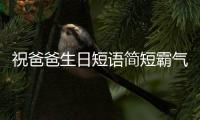 祝爸爸生日短語簡短霸氣(爸爸生日祝福短語簡短霸氣)