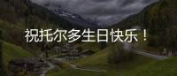 祝托爾多生日快樂！