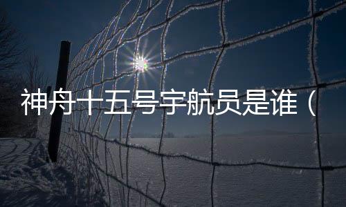神舟十五號宇航員是誰（神舟十號宇航員是誰）