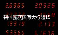 碧桂園獲國有大行超1500億元授信支持 股債齊迎漲停潮