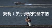 竇驍（關(guān)于竇驍?shù)幕厩闆r說明介紹）