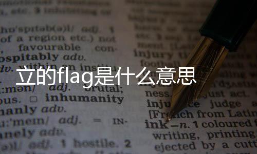 立的flag是什么意思（立flag啥意思）