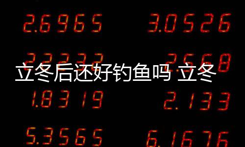 立冬后還好釣魚嗎 立冬前后釣魚技巧