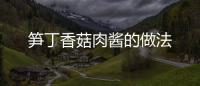 筍丁香菇肉醬的做法