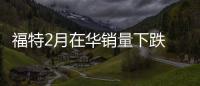 福特2月在華銷量下跌 福睿斯逆市增長