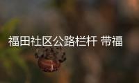福田社區公路欄桿 帶福字深標護欄 路中白色防撞欄定做