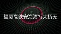 福廈高鐵安海灣特大橋無砟軌道鋪設完工