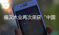 福漢木業再次榮獲“中國十大生態板品牌”